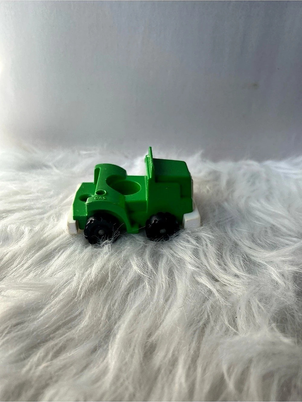 Fisher-Price Little People Green Farm Tractor Toy Vehicle